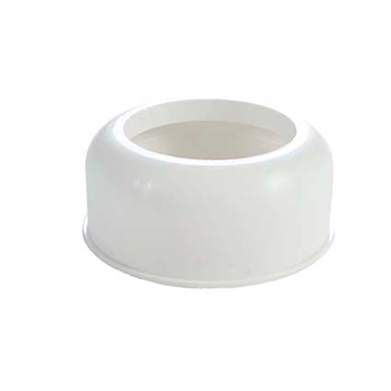 Slika Cevna rozetna Ø50 bela PVC za sifon