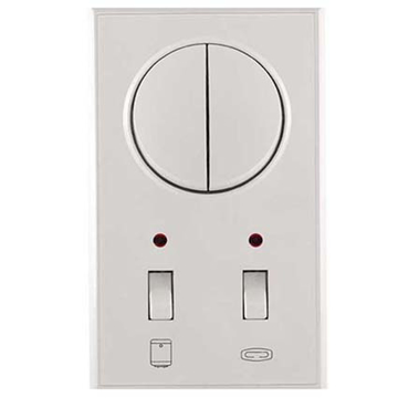 Vertikalni indikator za kupatilo Premijer Plus sa serijskom sklopkom bele boje