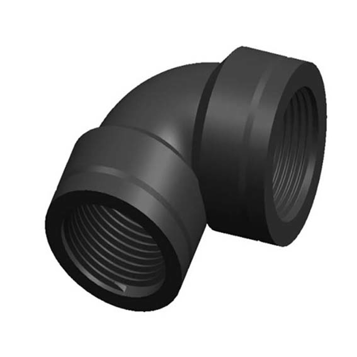 Plastično koleno sa unutrašnjim navojem za povezivanje fitinga pod uglom od 90 stepeni