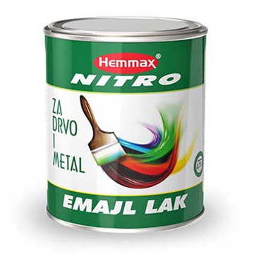Beli nitro emajl lak 750 ml za zaštitu metala i drveta