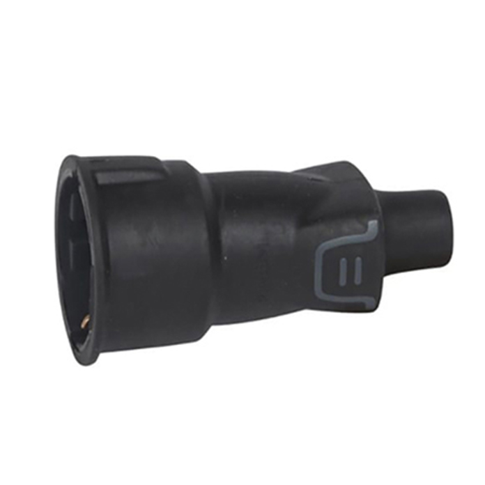 Slika Utičnica gumena 2P+E IP44 crna Legrand 050343