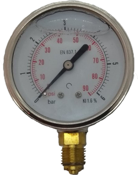 Slika Manometar (MRG) 0-6 b.(1/4)f63