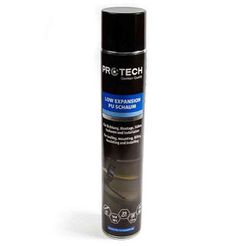 PROTECH pištoljska pur pena 750 ml niske ekspanzije za zaptivanje i izolaciju
