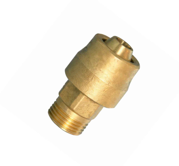 Mesingana poluspojnica  sa muškim navojem i holenderom za vodovodne instalacije