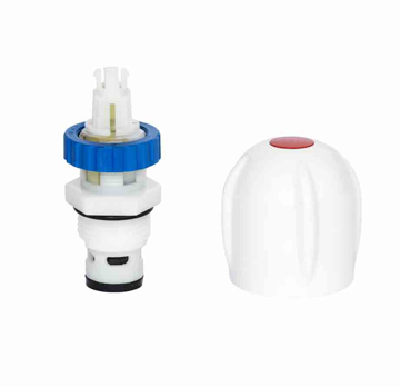 Nautilus ventil  za toplu vodu sa crvenom oznakom za baterije